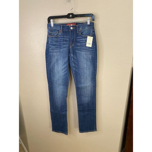 Lucky Brand Women Blue Denim Jeans 2/26 Regular Mid Rise Classic Fit Stretch NEW - Picture 1 of 12